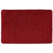 Home Cotton Indoor Red Door Mat Latex Back 50x75cm RRP £8.99 CLEARANCE XL £3.99